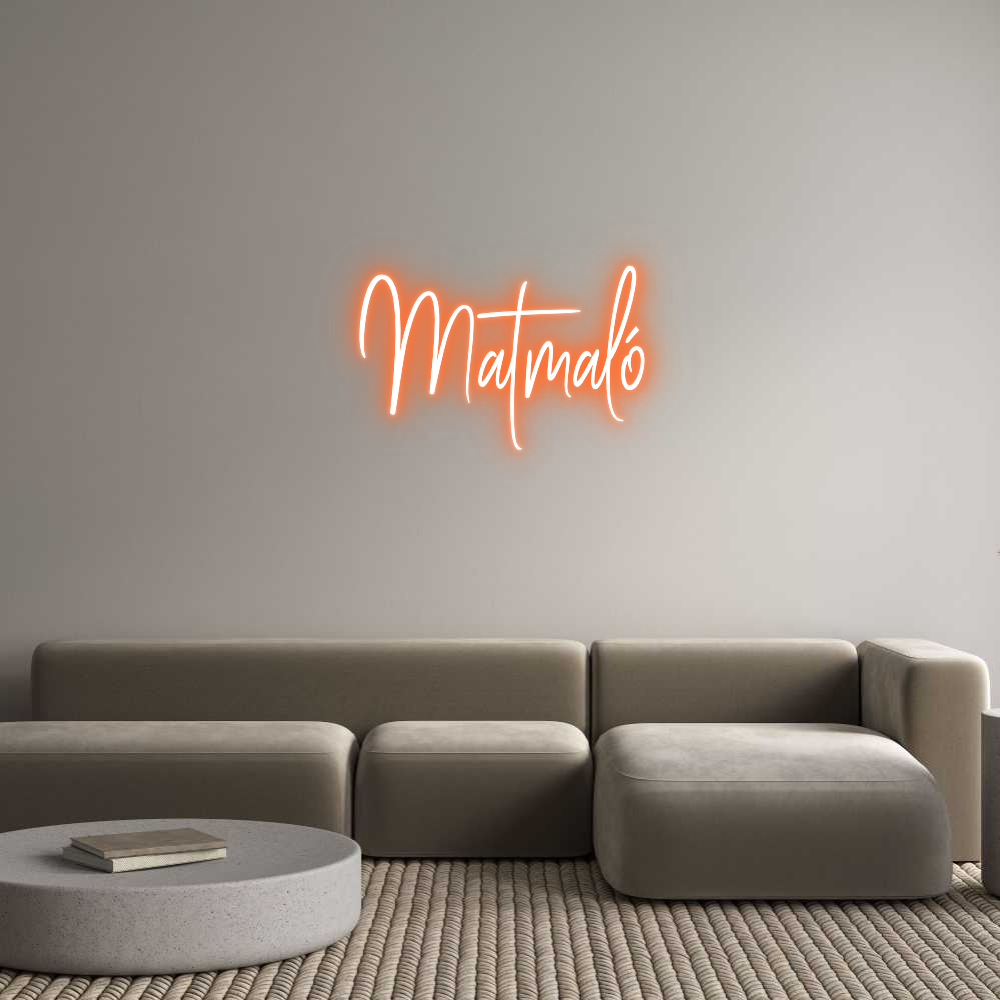 Custom Neon Sign Online Editor Matmaló