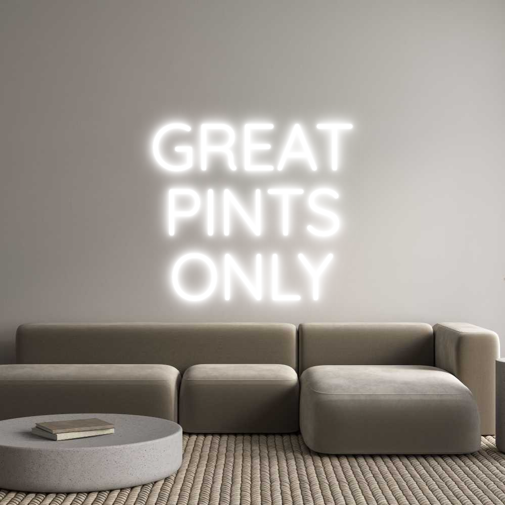 Custom Neon Sign Online Editor GREAT
PINTS
...