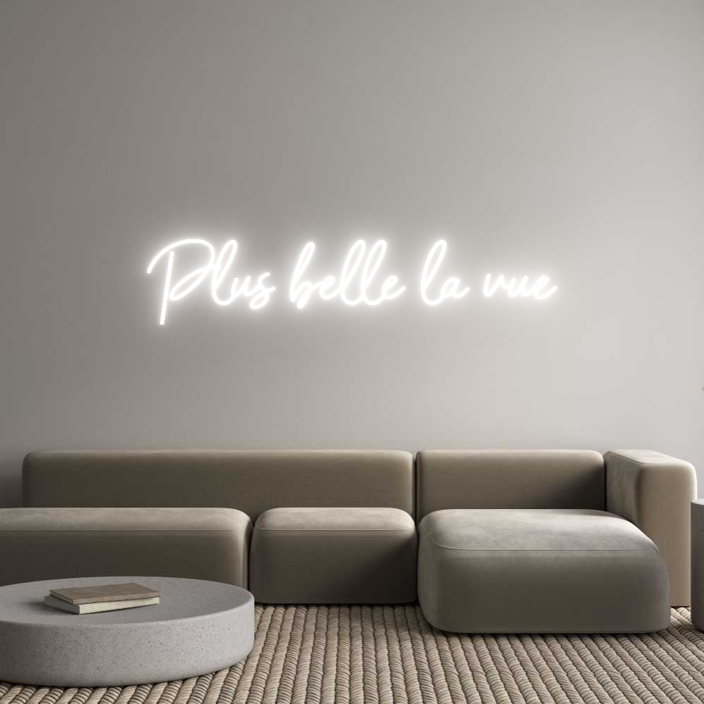 Custom Neon Sign Online Editor Plus belle la...