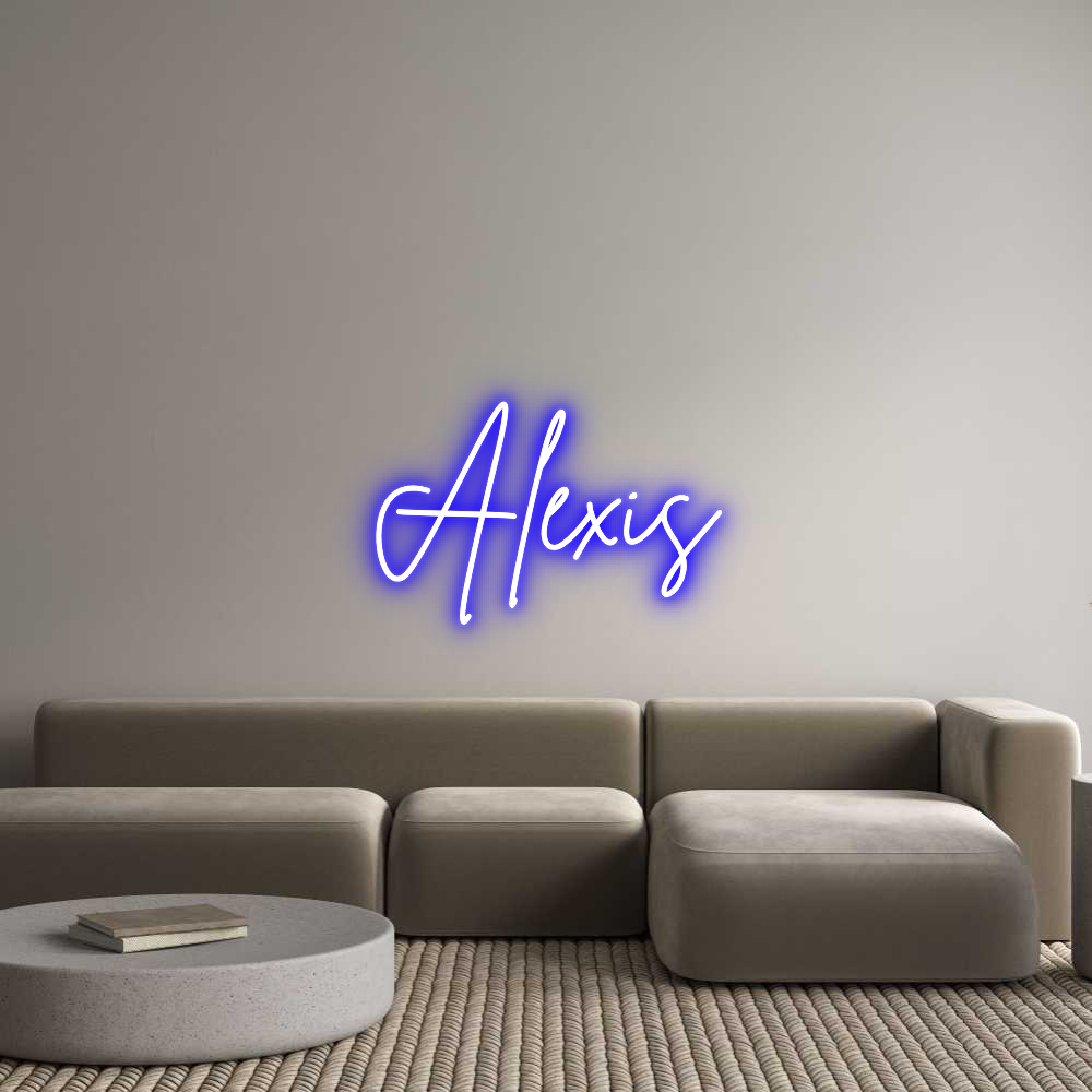 Custom Neon Sign Online Editor Alexis