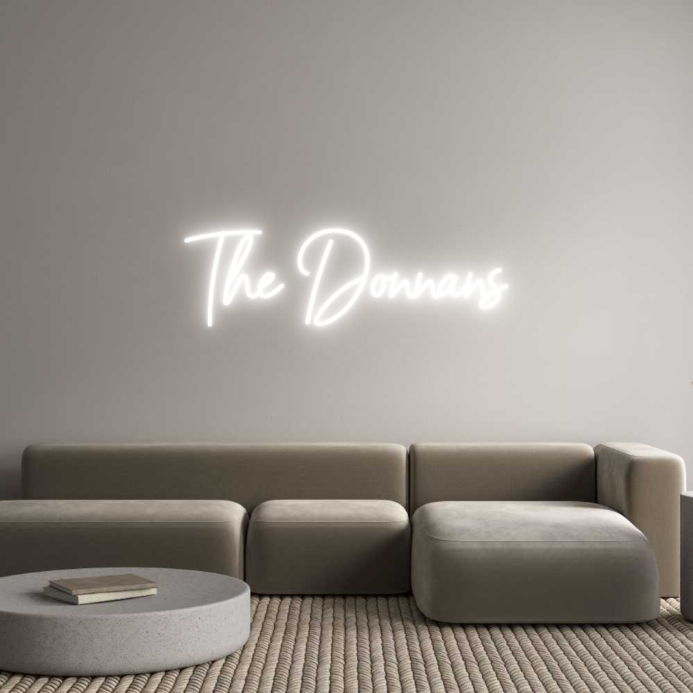Custom Neon Sign Online Editor The Donnans