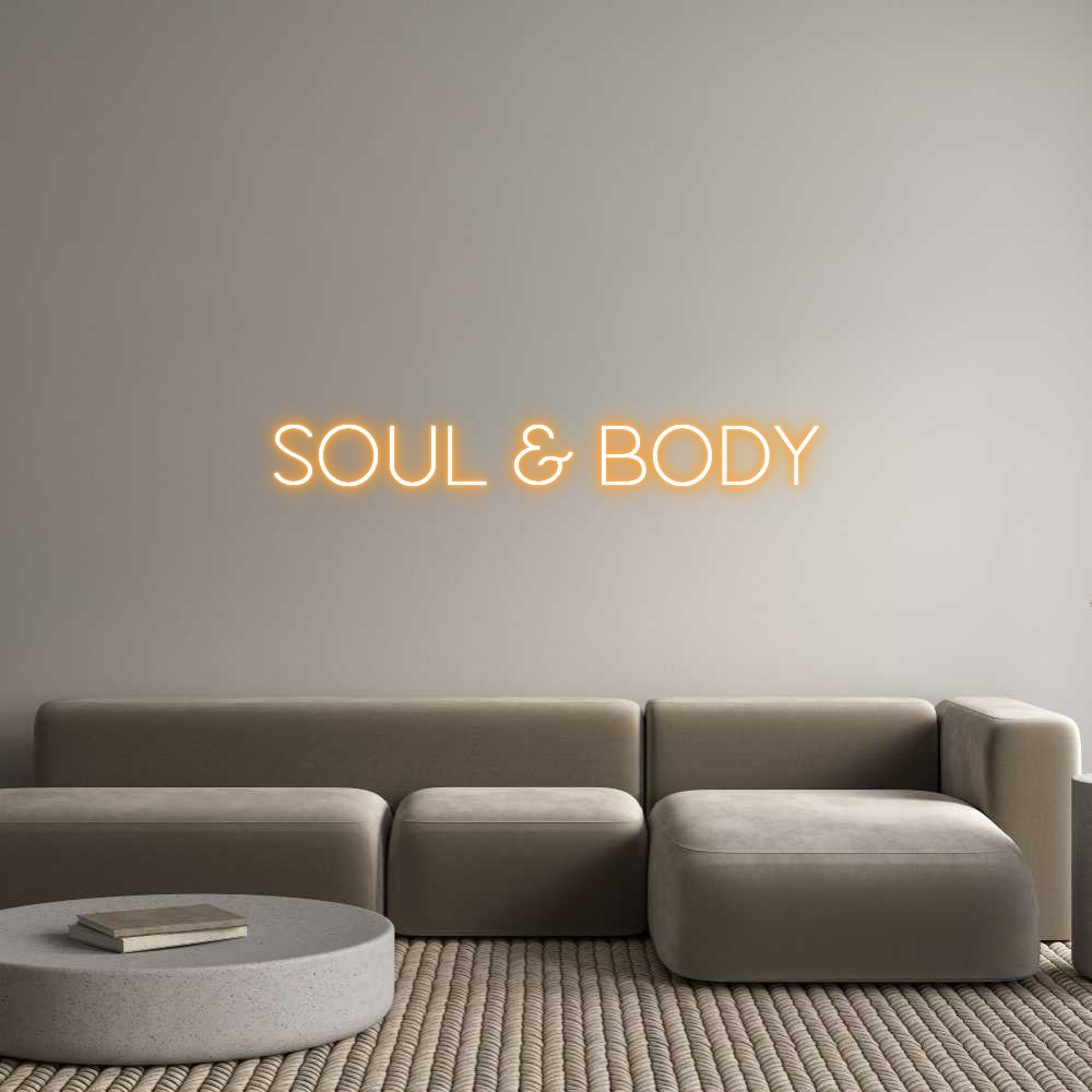 Custom Neon Sign Online Editor Soul & Body