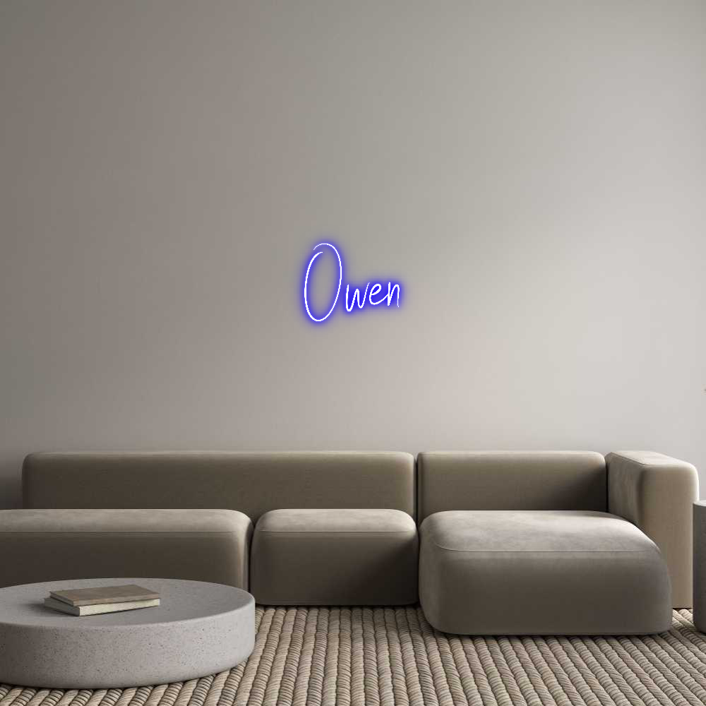 Custom Neon Sign Online Editor Owen