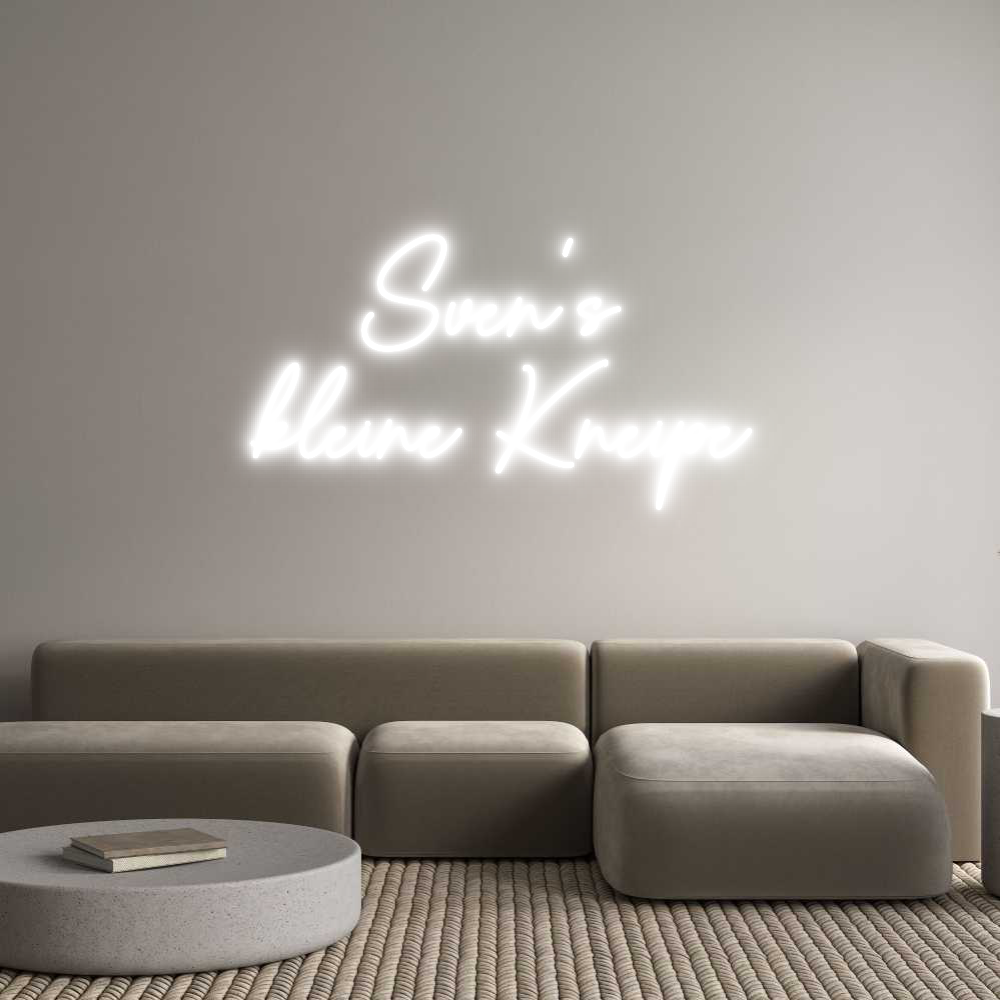 Custom Neon Sign Online Editor Sven's 
klei...