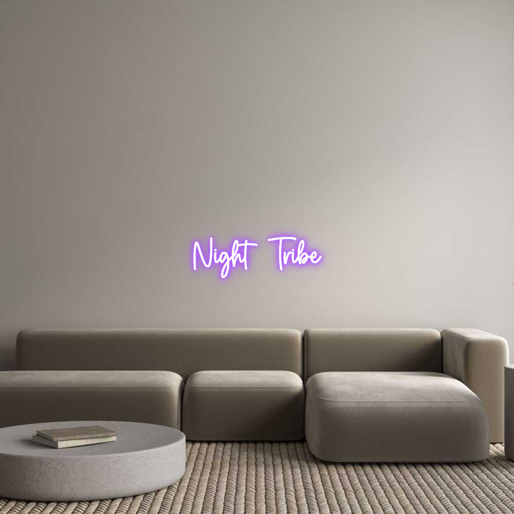 Custom Neon Sign Online Editor Night Tribe