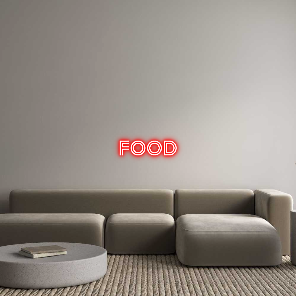 Custom Neon Sign Online Editor FOOD