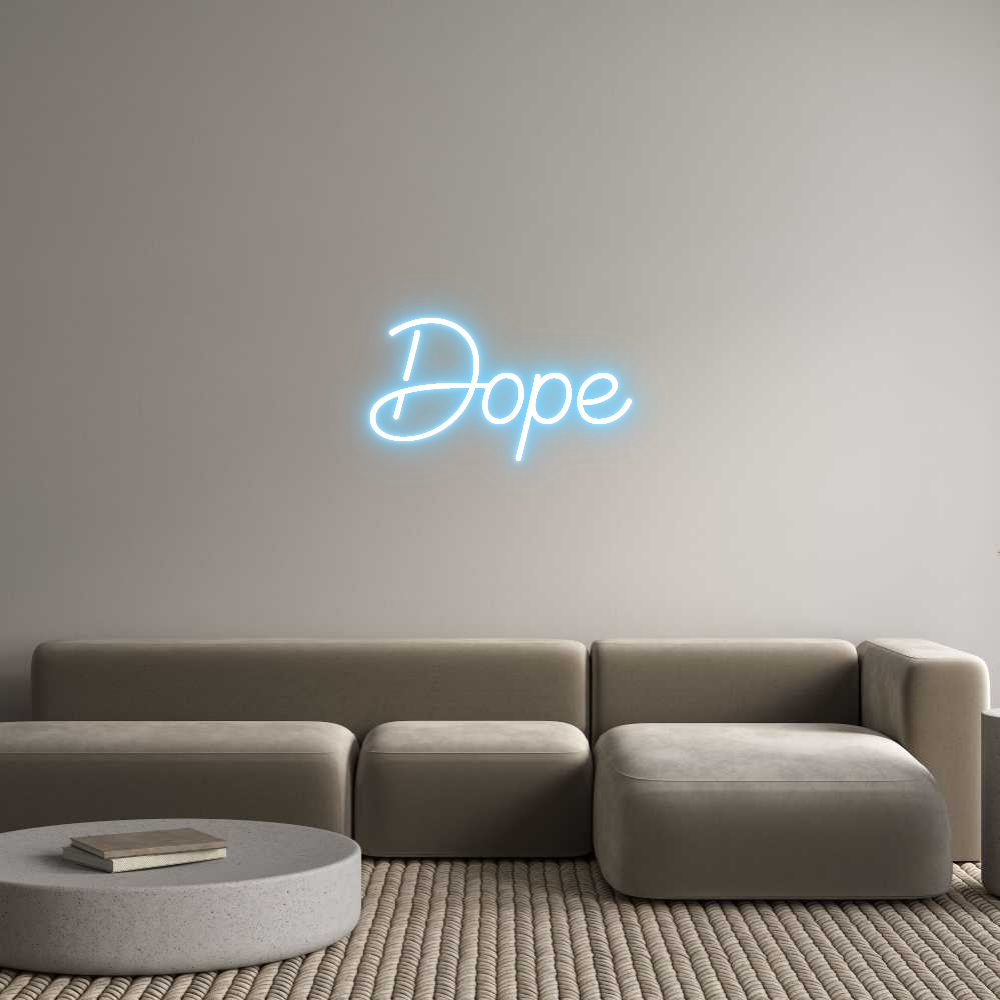 Custom Neon Sign Online Editor Dope