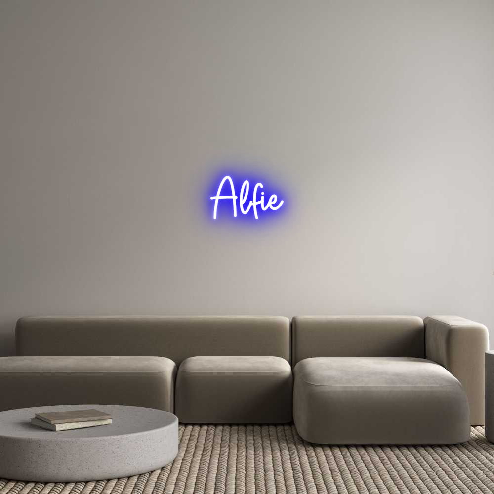 Custom Neon Sign Online Editor Alfie