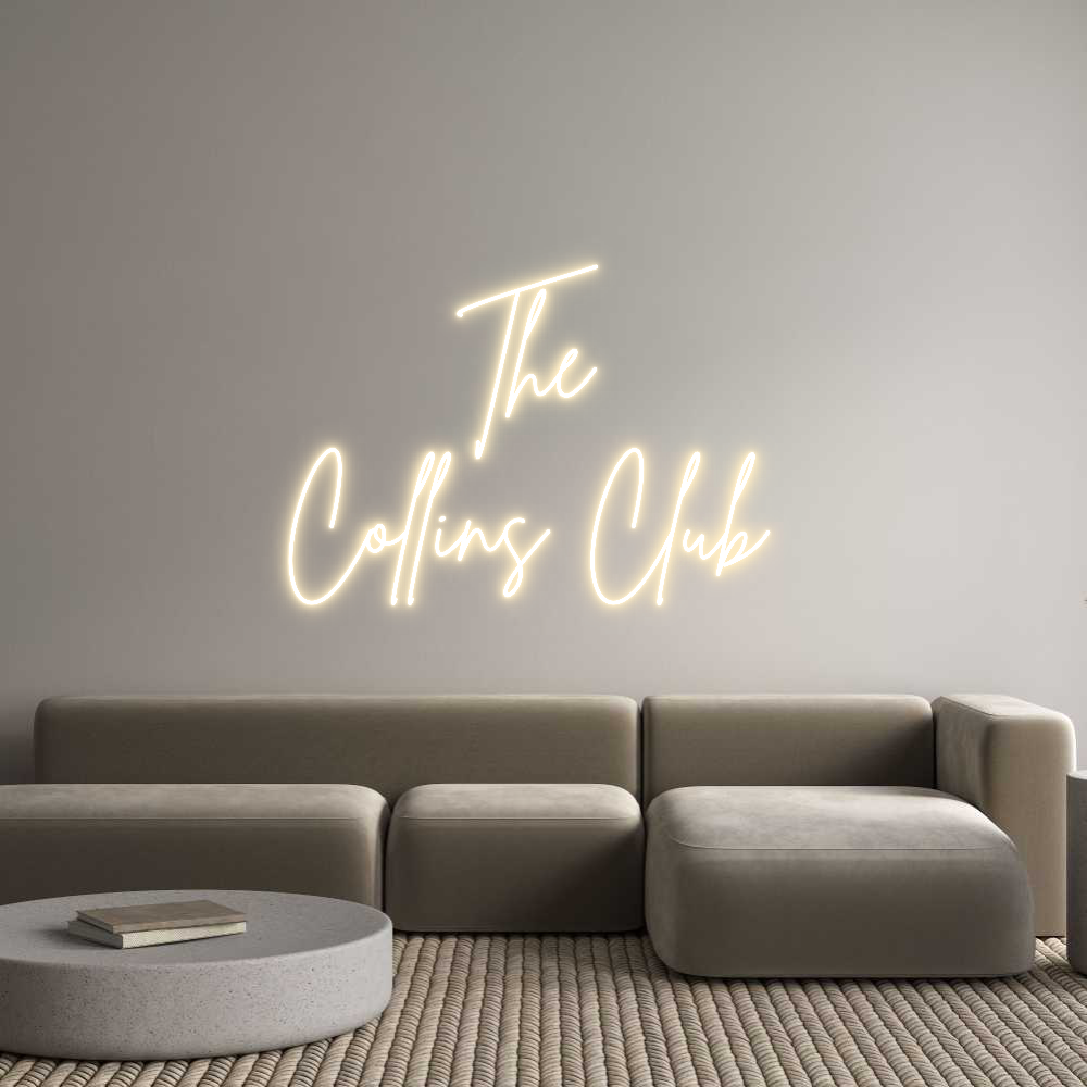 Custom Neon Sign Online Editor The 
Collins...