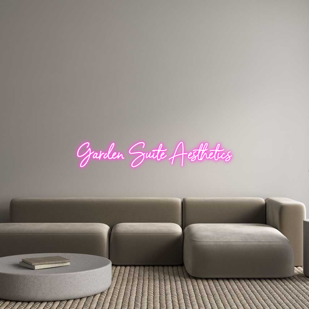 Custom Neon Sign Online Editor Garden Suite ...