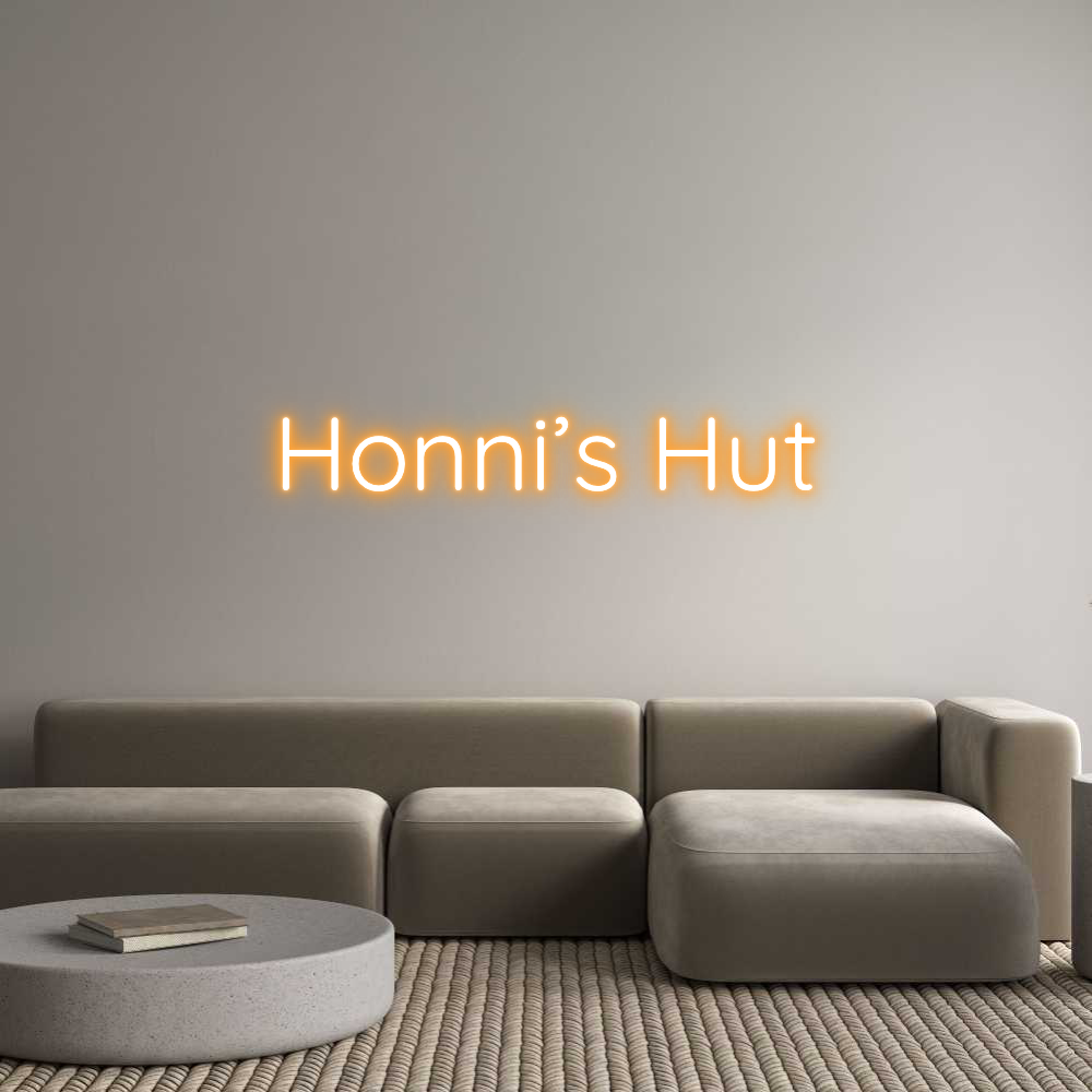 Custom Neon Sign Online Editor Honni’s Hut
