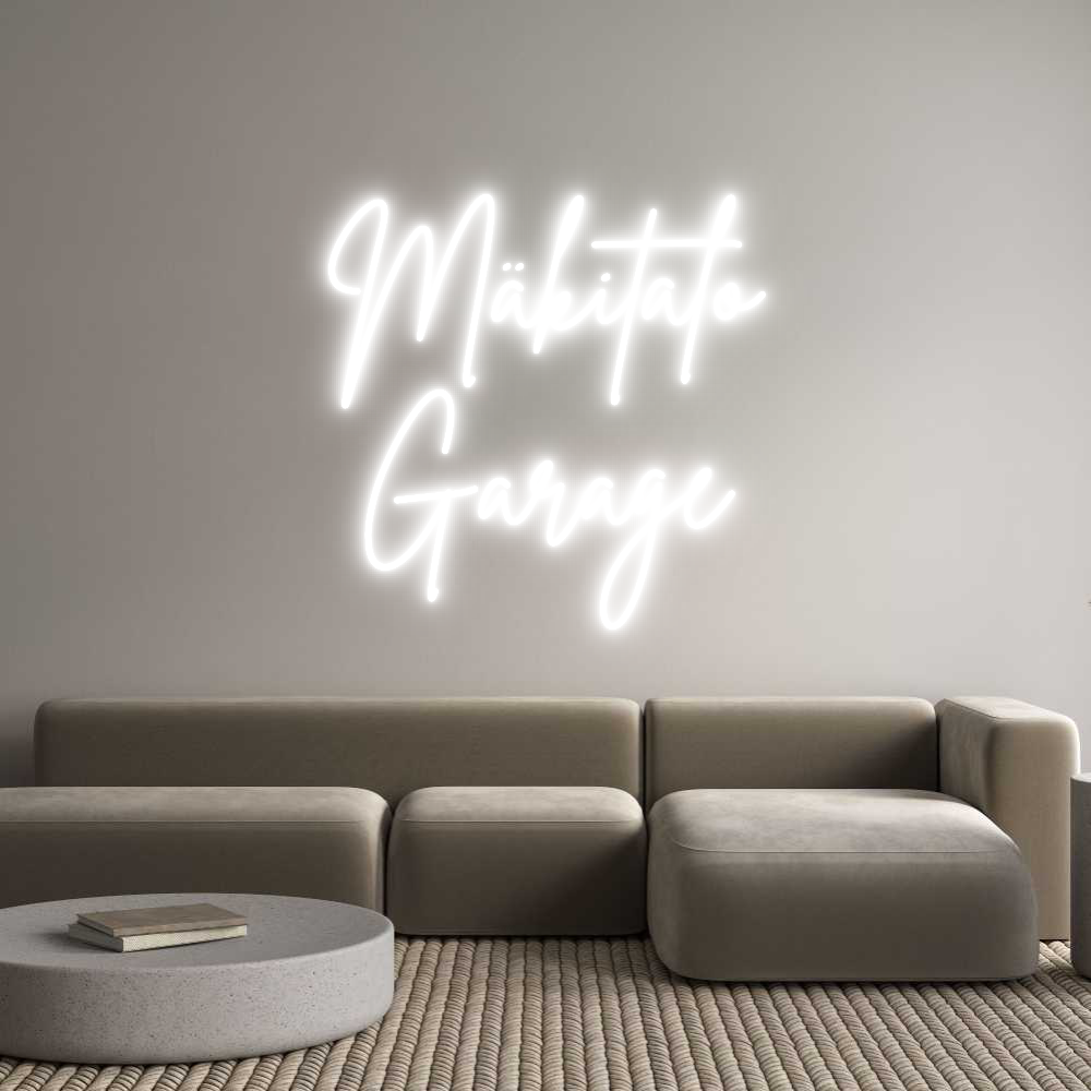 Custom Neon Sign Online Editor Mäkitalo
Gar...
