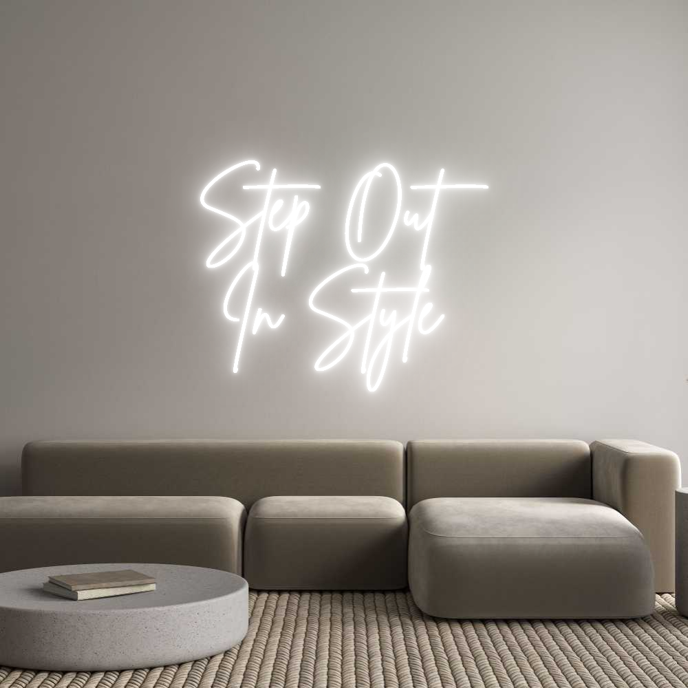 Custom Neon Sign Online Editor Step Out
 In...