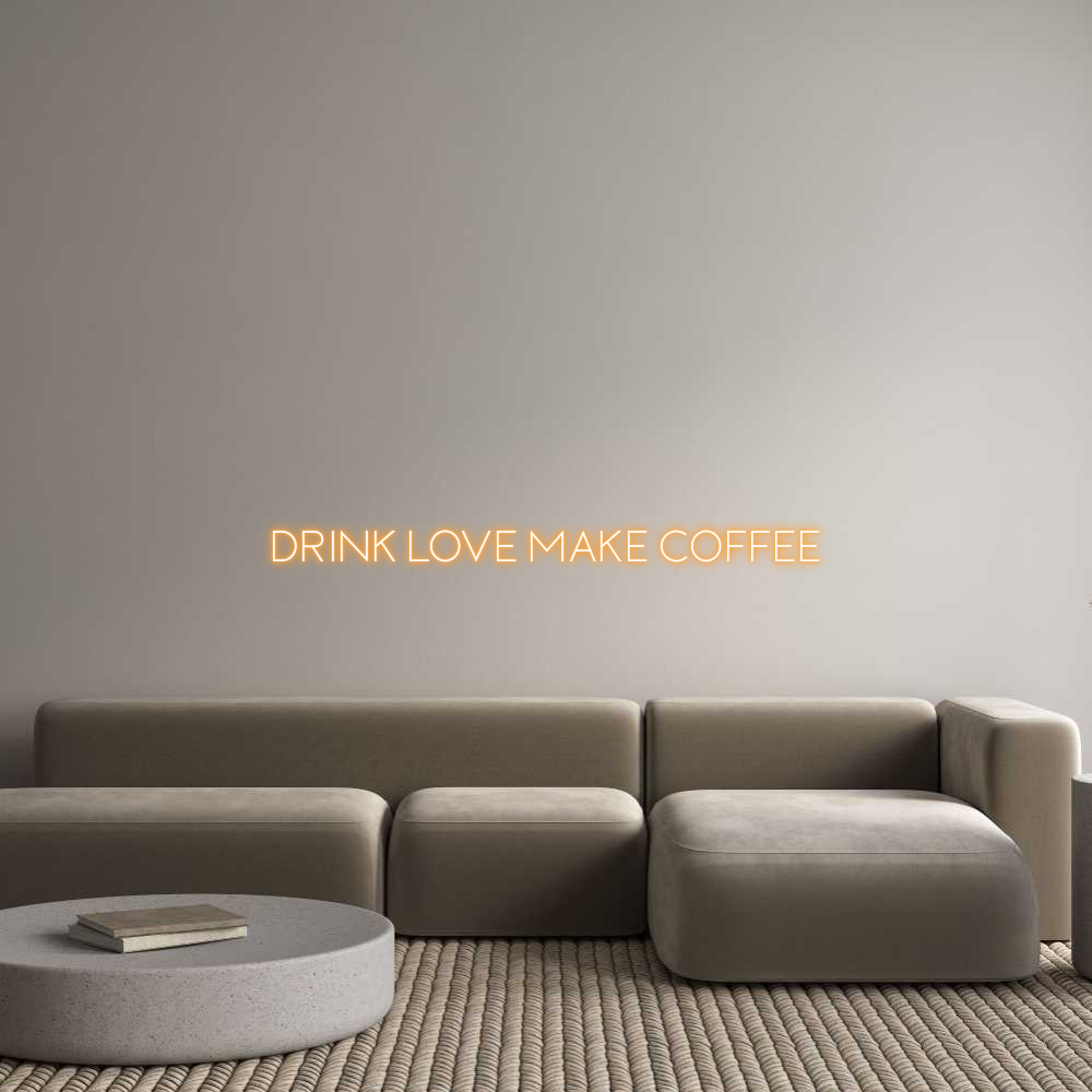 Custom Neon Sign Online Editor DRINK LOVE MA...