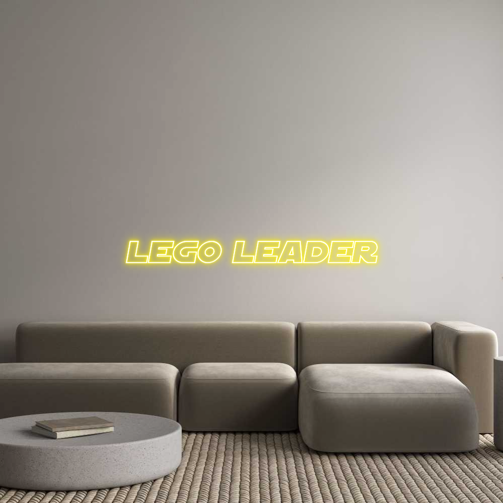 Custom Neon Sign Online Editor Lego Leader