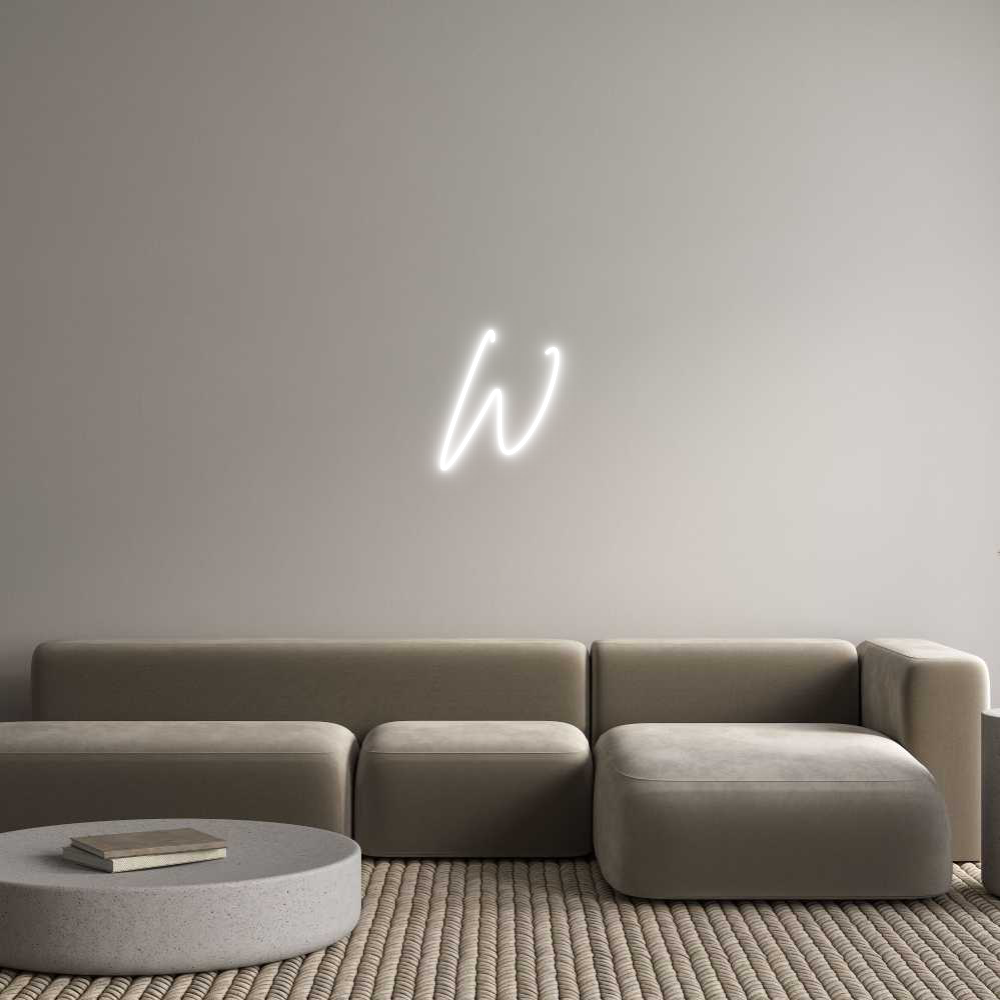 Custom Neon Sign Online Editor W