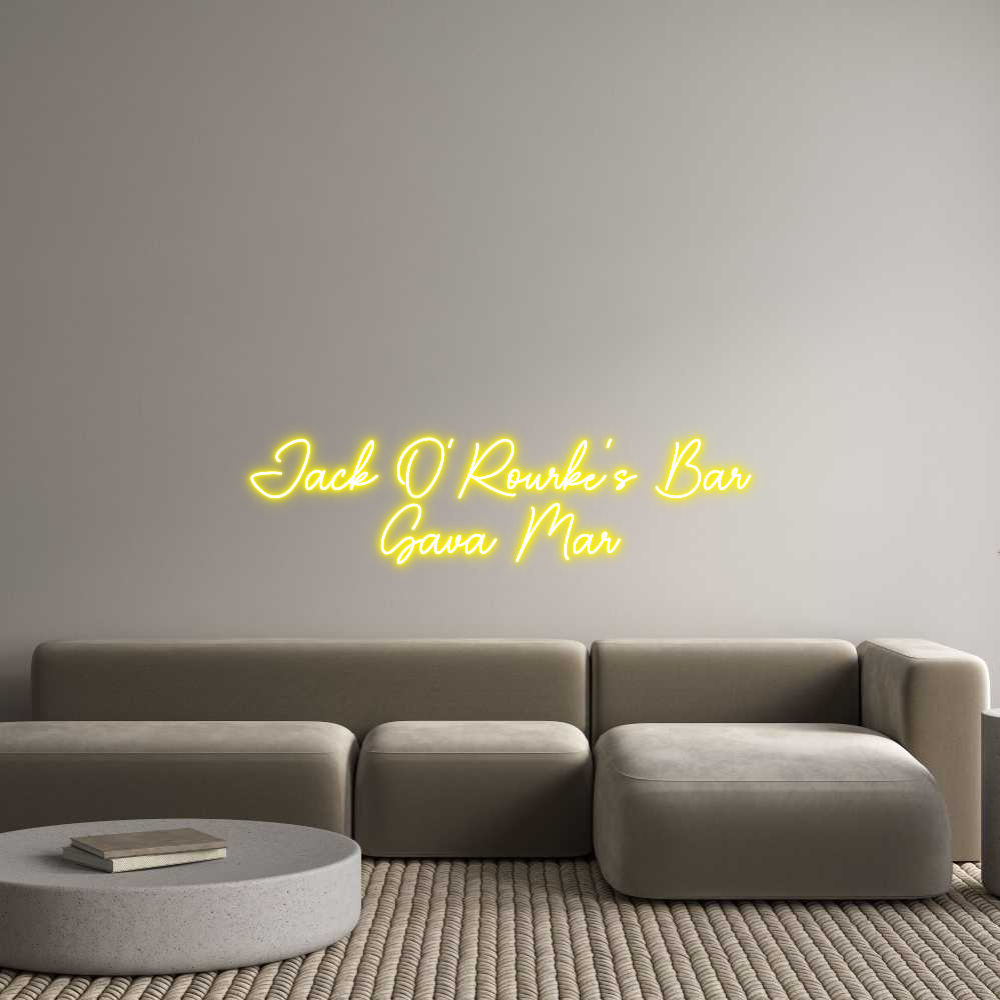 Custom Neon Sign Online Editor Jack O'Rourke...