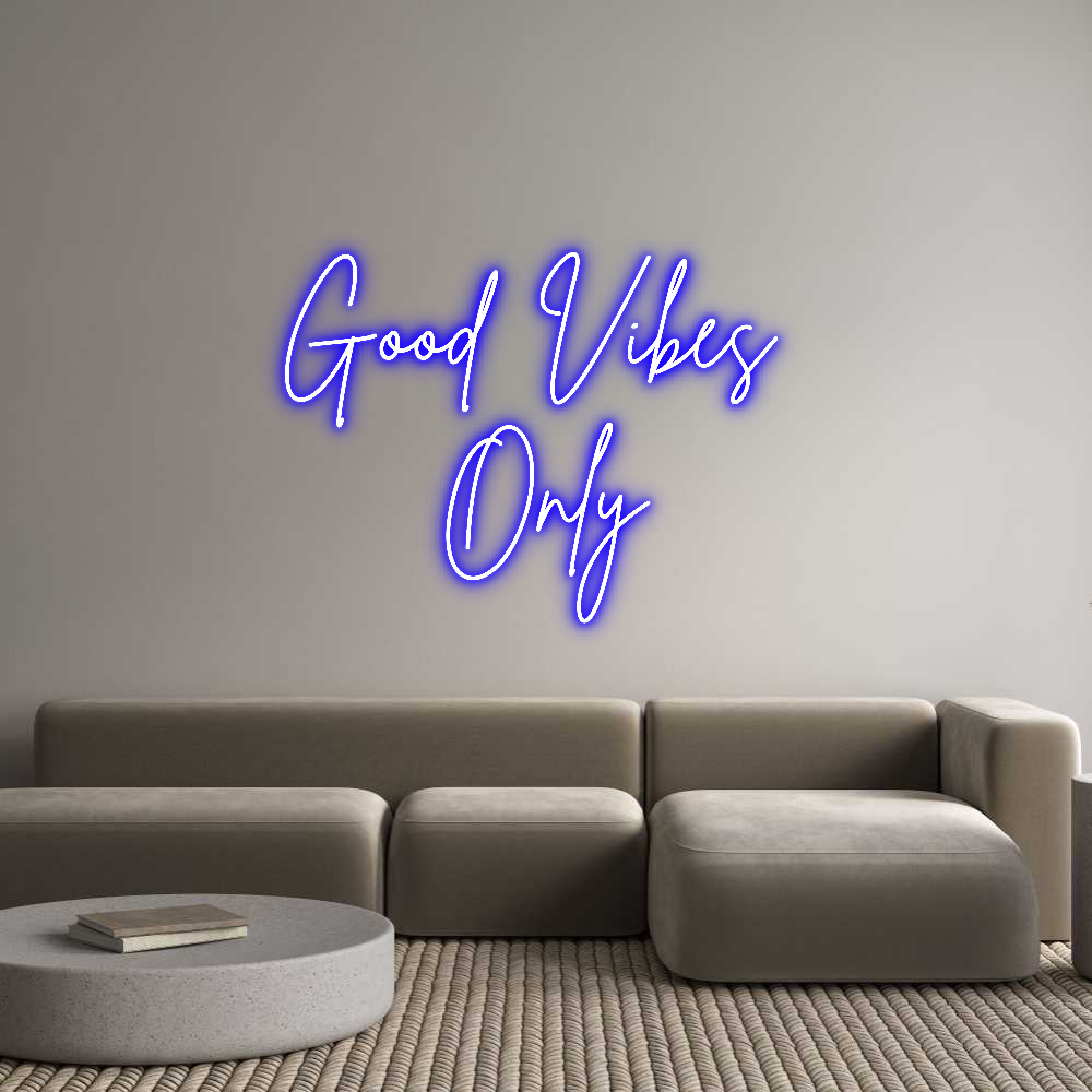 Custom Neon Sign Online Editor Good Vibes 
...