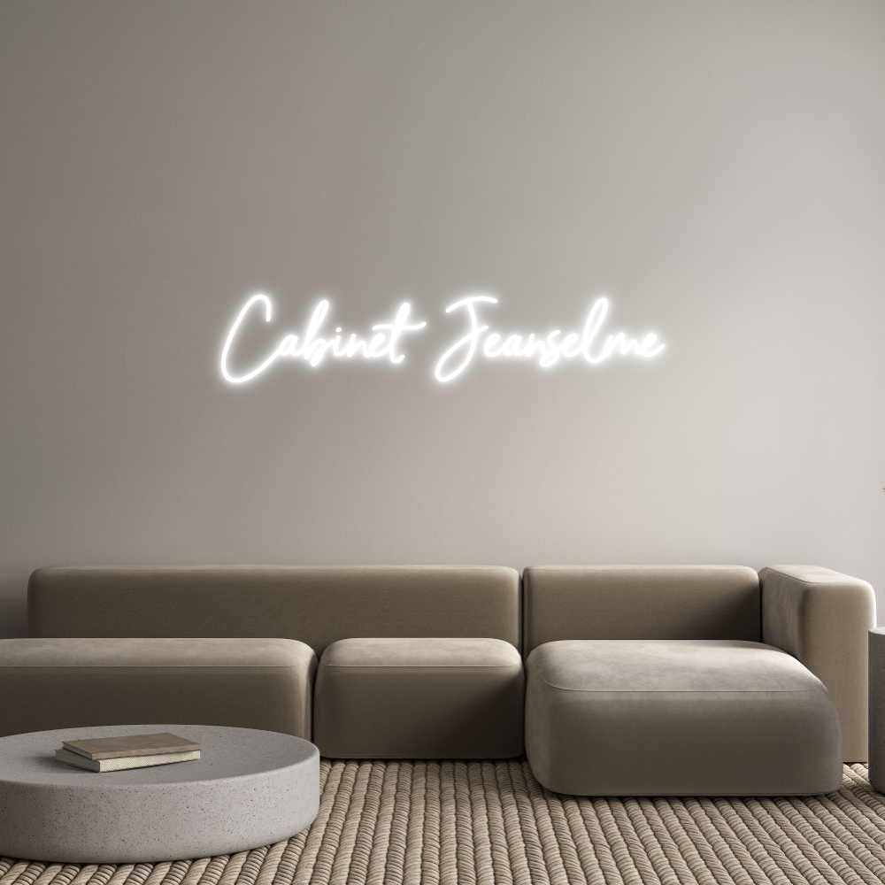 Custom Neon Sign Online Editor Cabinet Jeans...