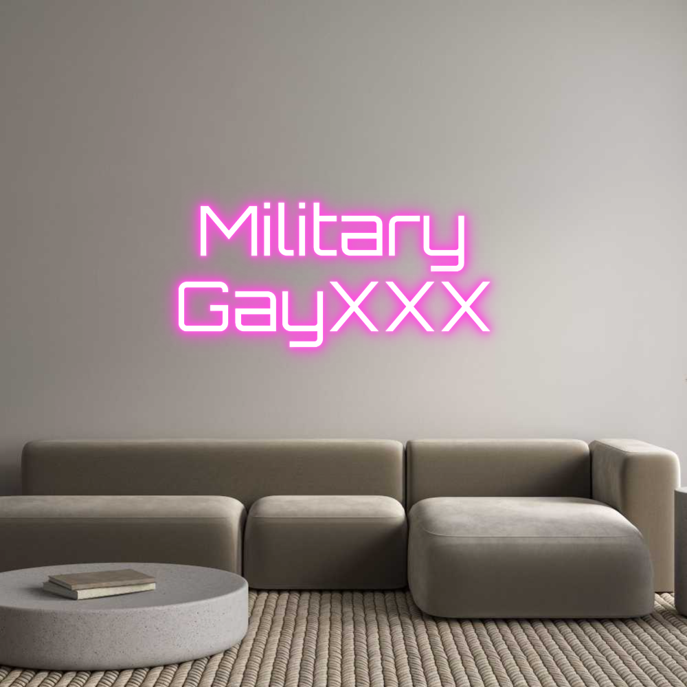 Custom Neon Sign Online Editor  Military
Ga...