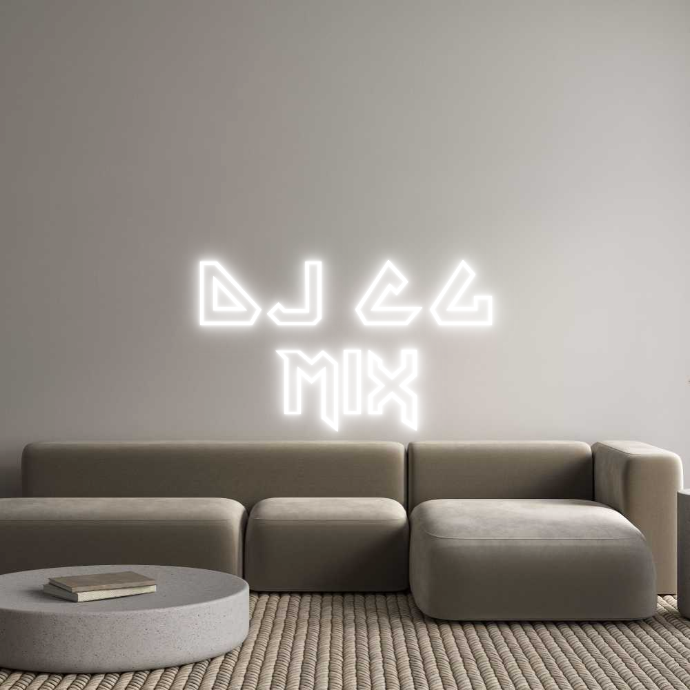 Custom Neon Sign Online Editor DJ CG
MIX