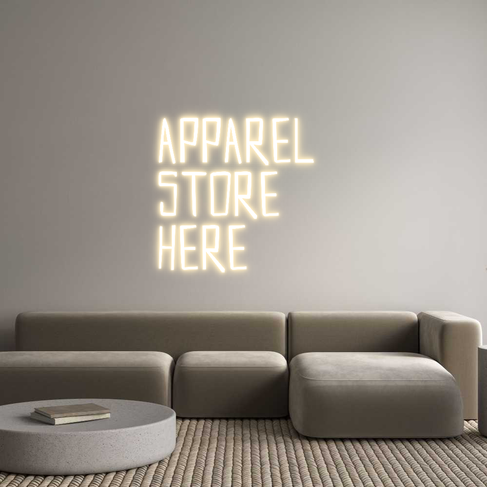 Custom Neon Sign Online Editor Apparel 
Sto...