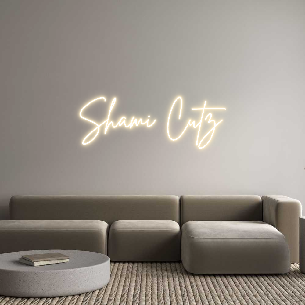 Custom Neon Sign Online Editor Shami Cutz