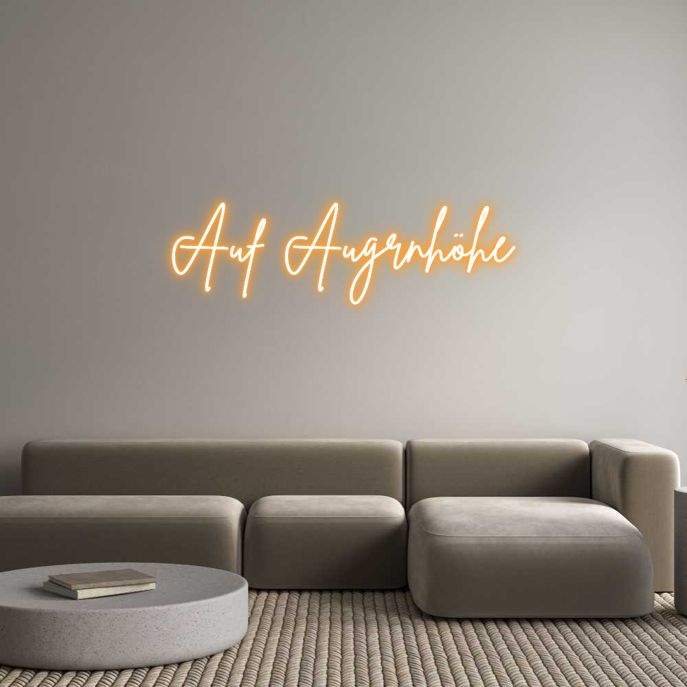 Custom Neon Sign Online Editor Auf Augrnhöhe