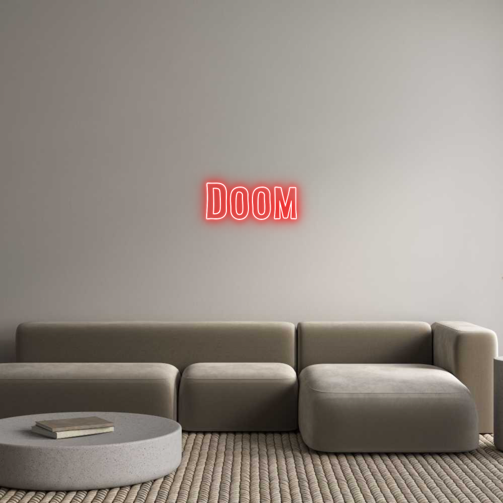 Custom Neon Sign Online Editor Doom