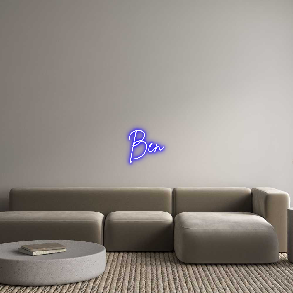 Custom Neon Sign Online Editor Ben