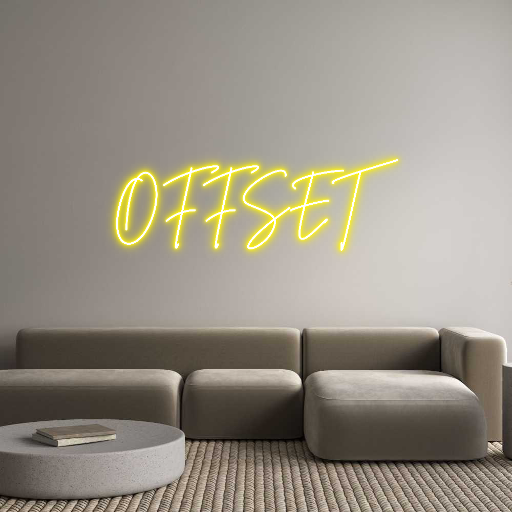 Custom Neon Sign Online Editor OFFSET