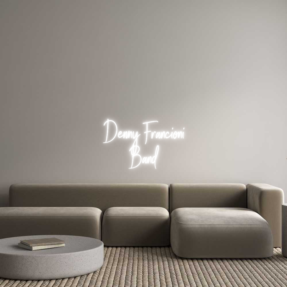 Custom Neon Sign Online Editor Denny Francio...