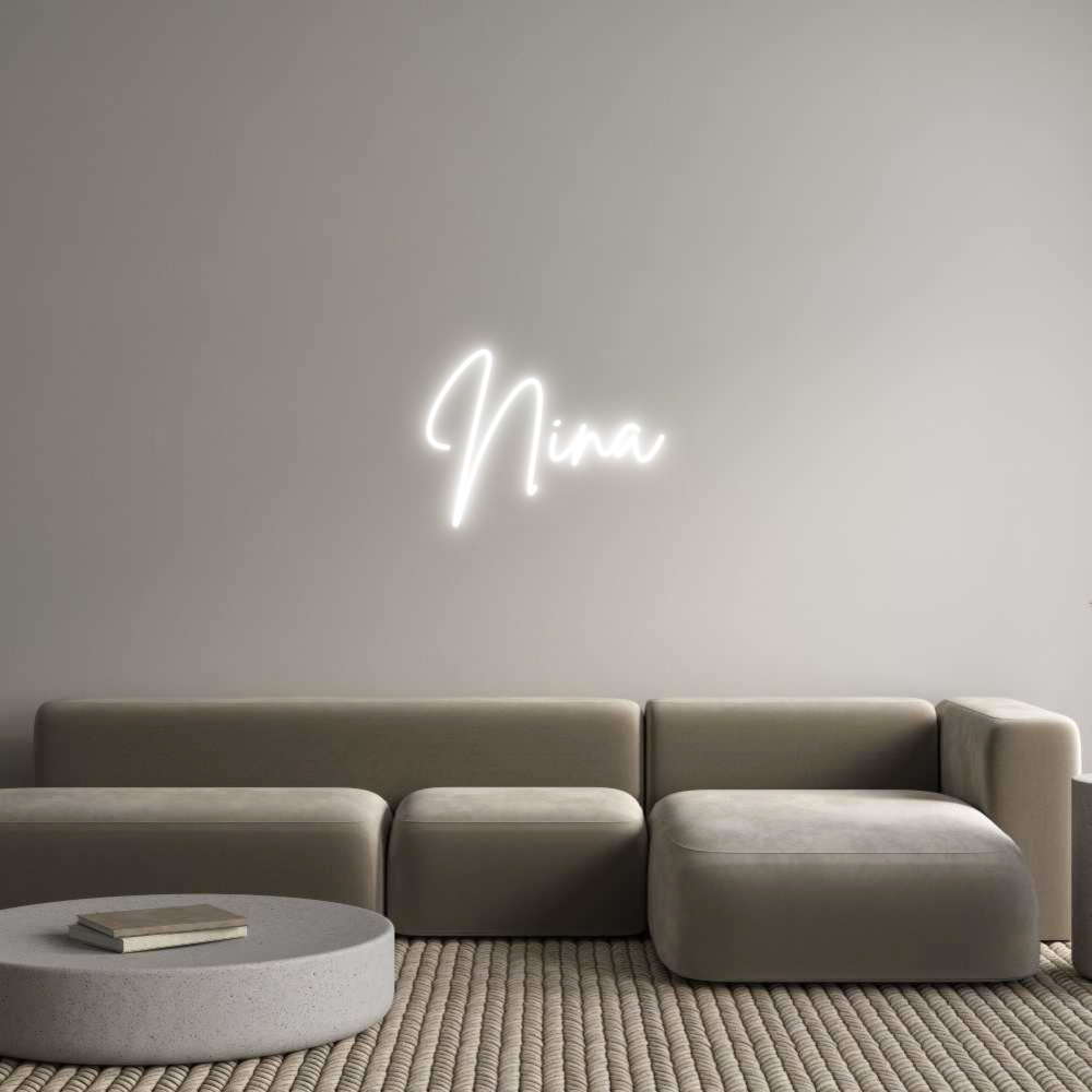 Custom Neon Sign Online Editor Nina
