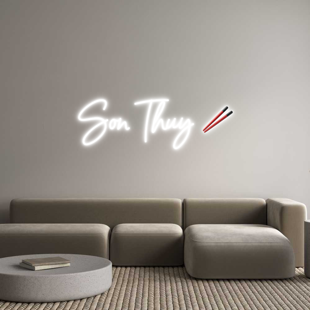 Custom Neon Sign Online Editor Son Thuy 🥢