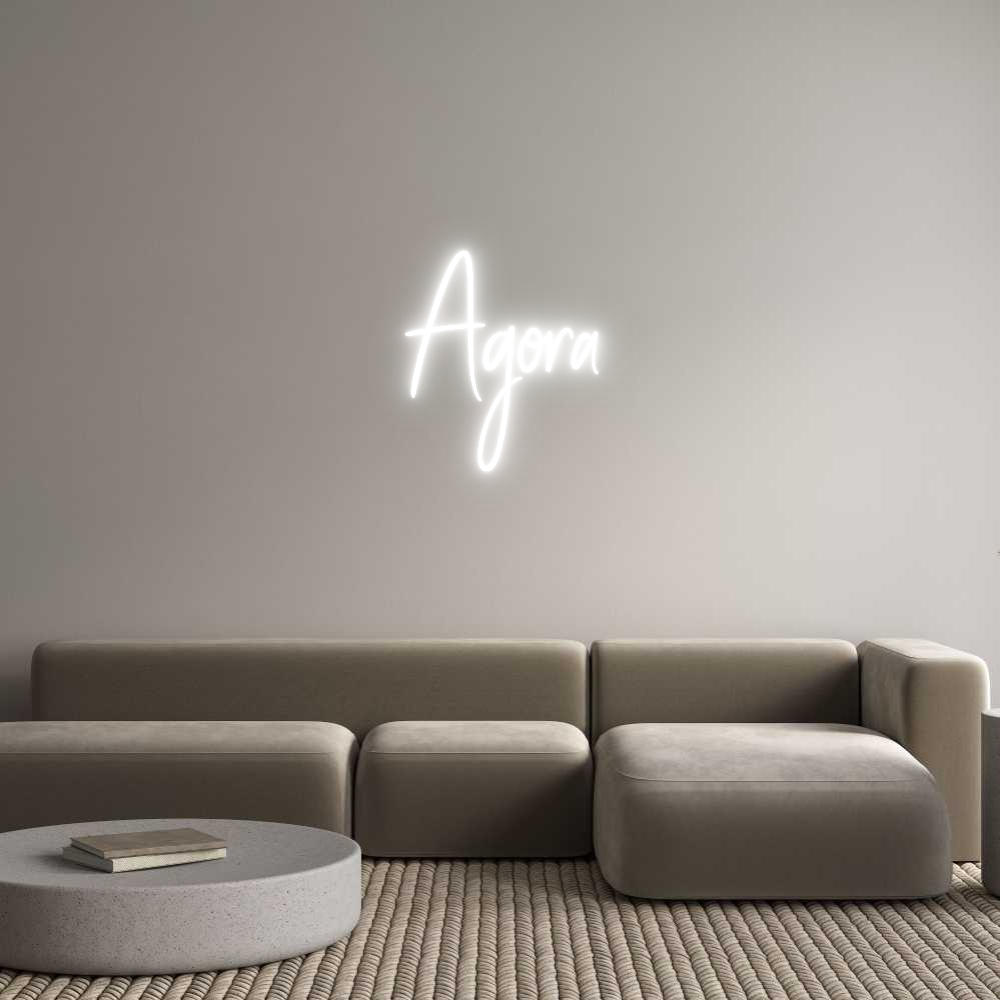 Custom Neon Sign Online Editor Agora
