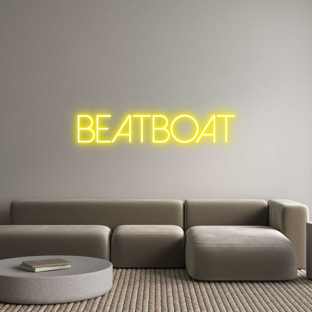 Custom Neon Sign Online Editor BEATBOAT