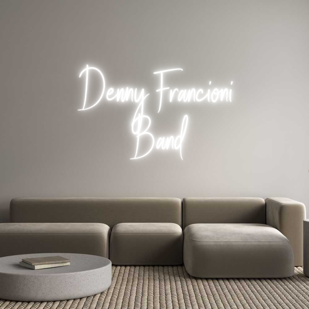 Custom Neon Sign Online Editor Denny Francio...