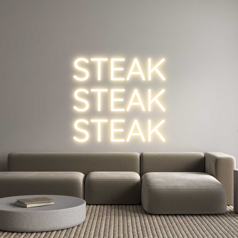 Custom Neon Sign Online Editor STEAK
STEAK
...