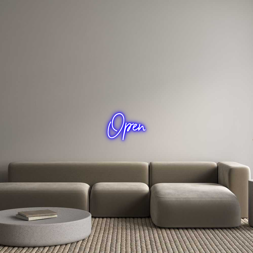 Custom Neon Sign Online Editor Open