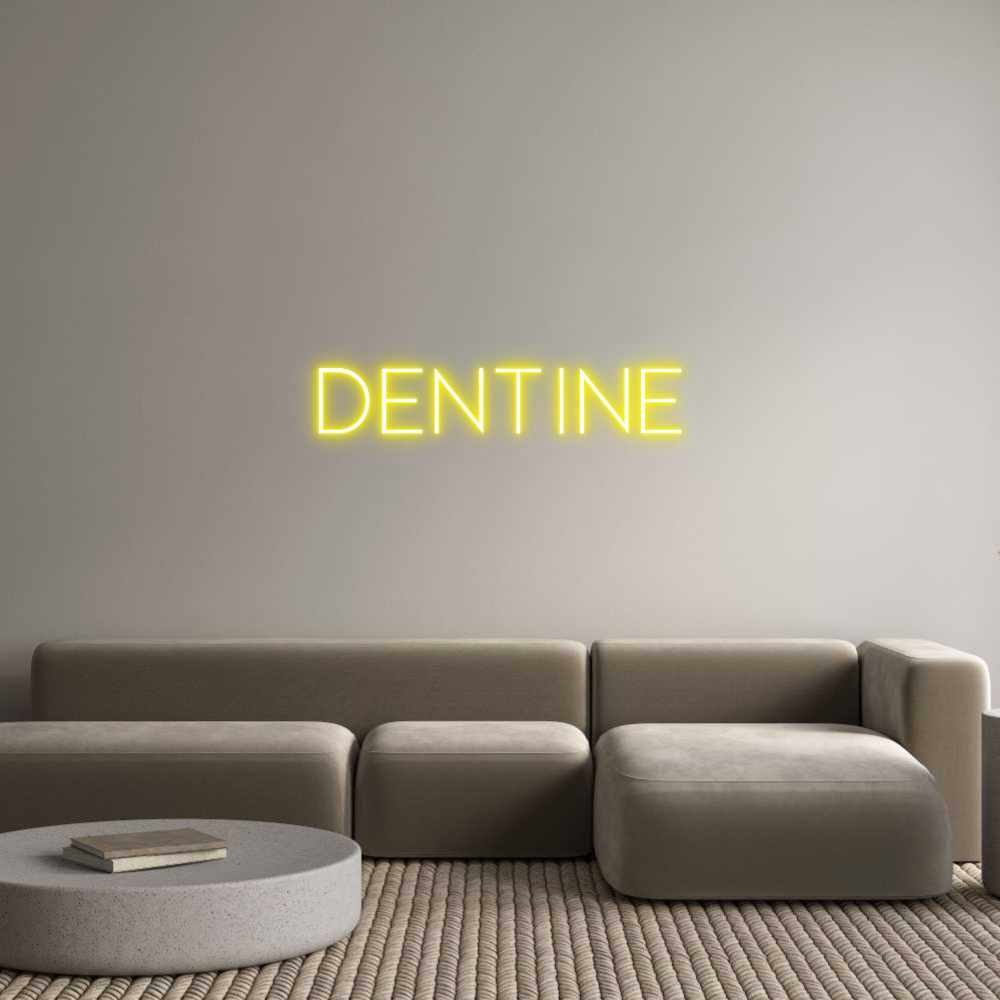 Custom Neon Sign Online Editor Dentine