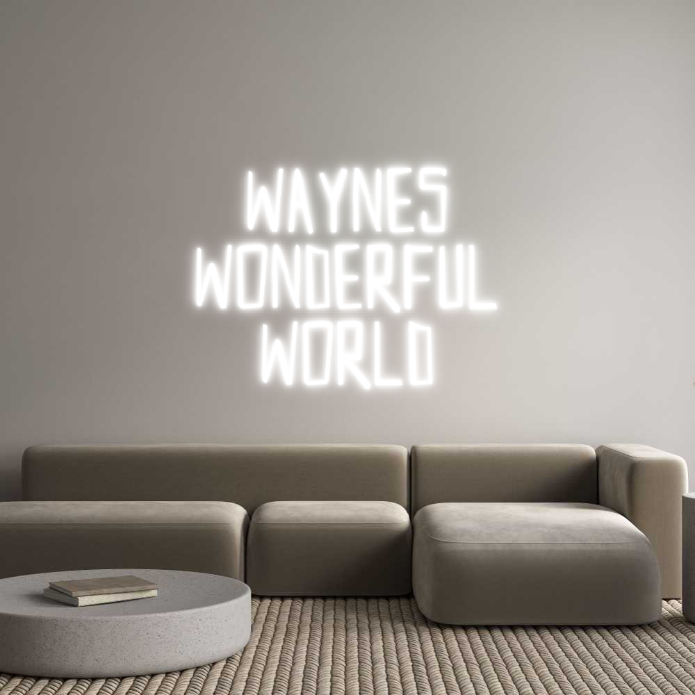 Custom Neon Sign Online Editor Waynes
Wonde...