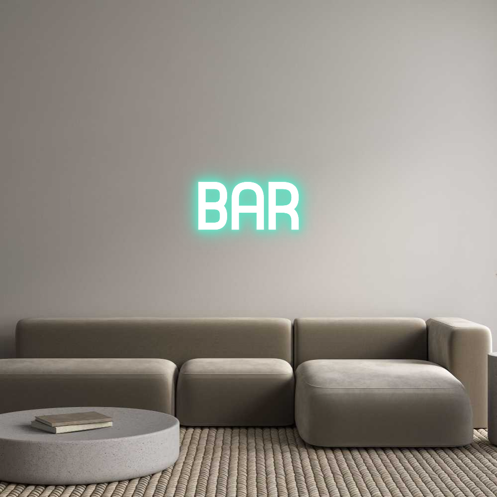 Custom Neon Sign Online Editor BAR
