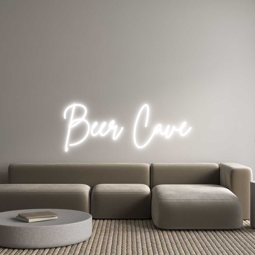 Custom Neon Sign Online Editor Beer Cave