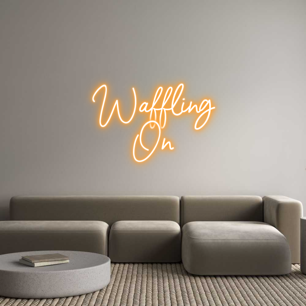 Custom Neon Sign Online Editor Waffling
On