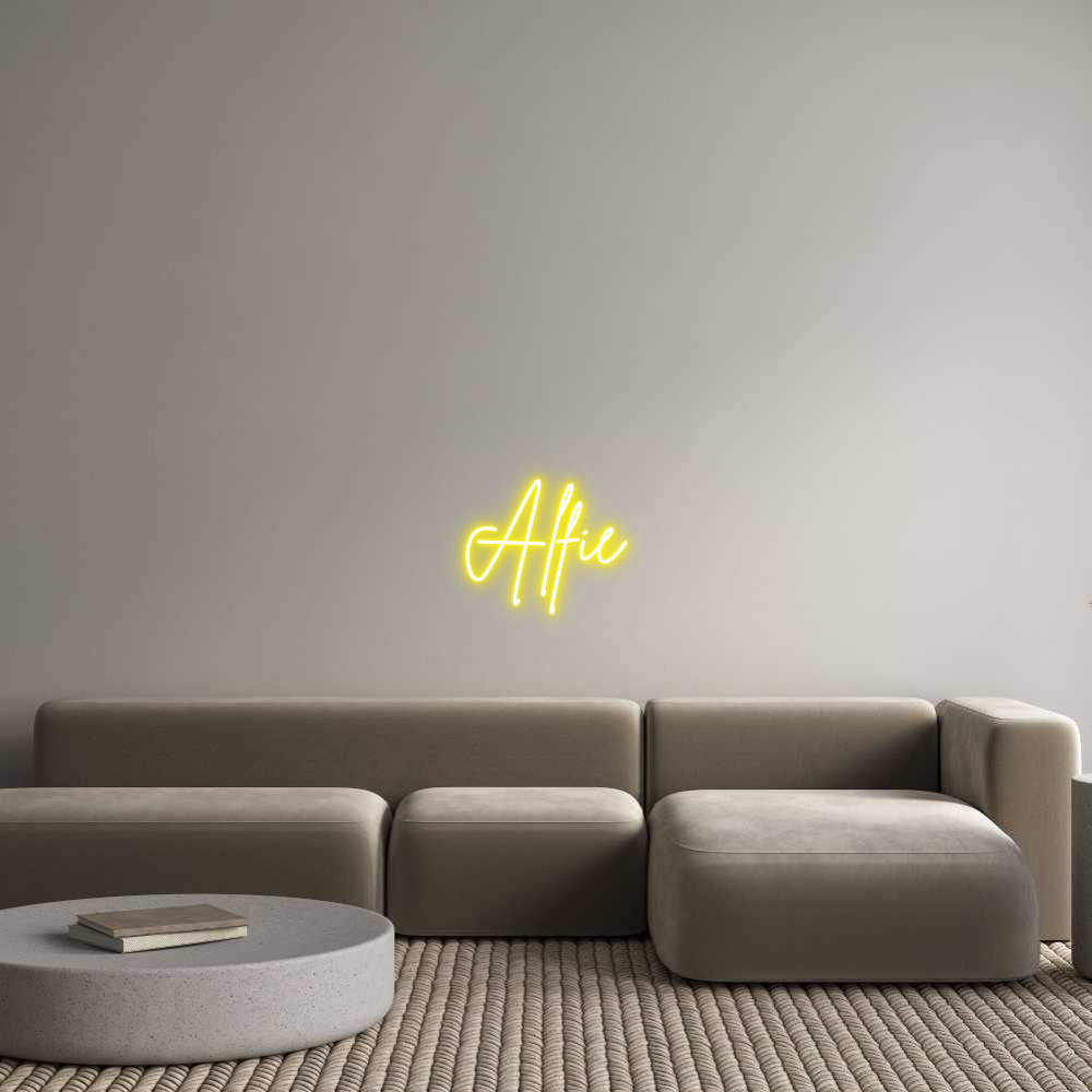 Custom Neon Sign Online Editor Alfie