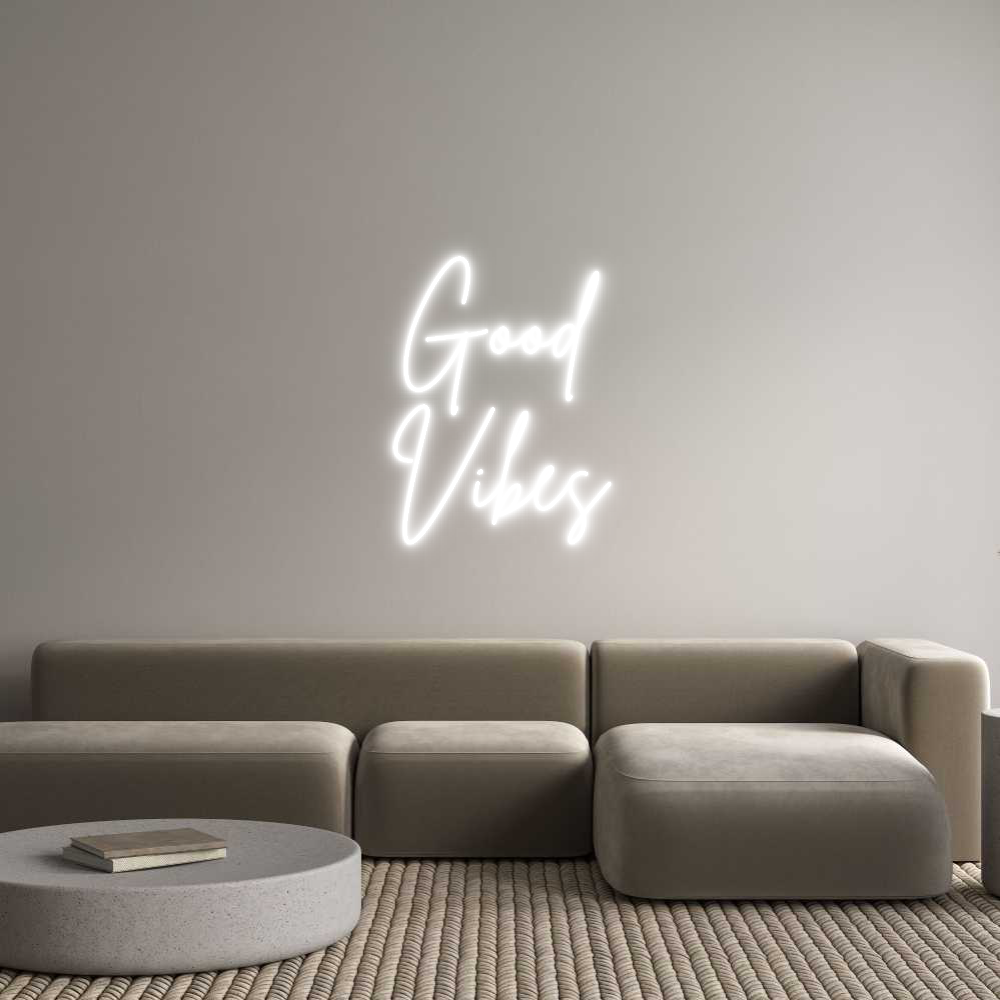 Custom Neon Sign Online Editor Good
Vibes
