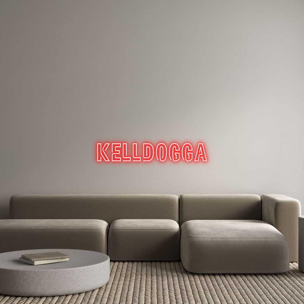 Custom Neon Sign Online Editor Kelldogga