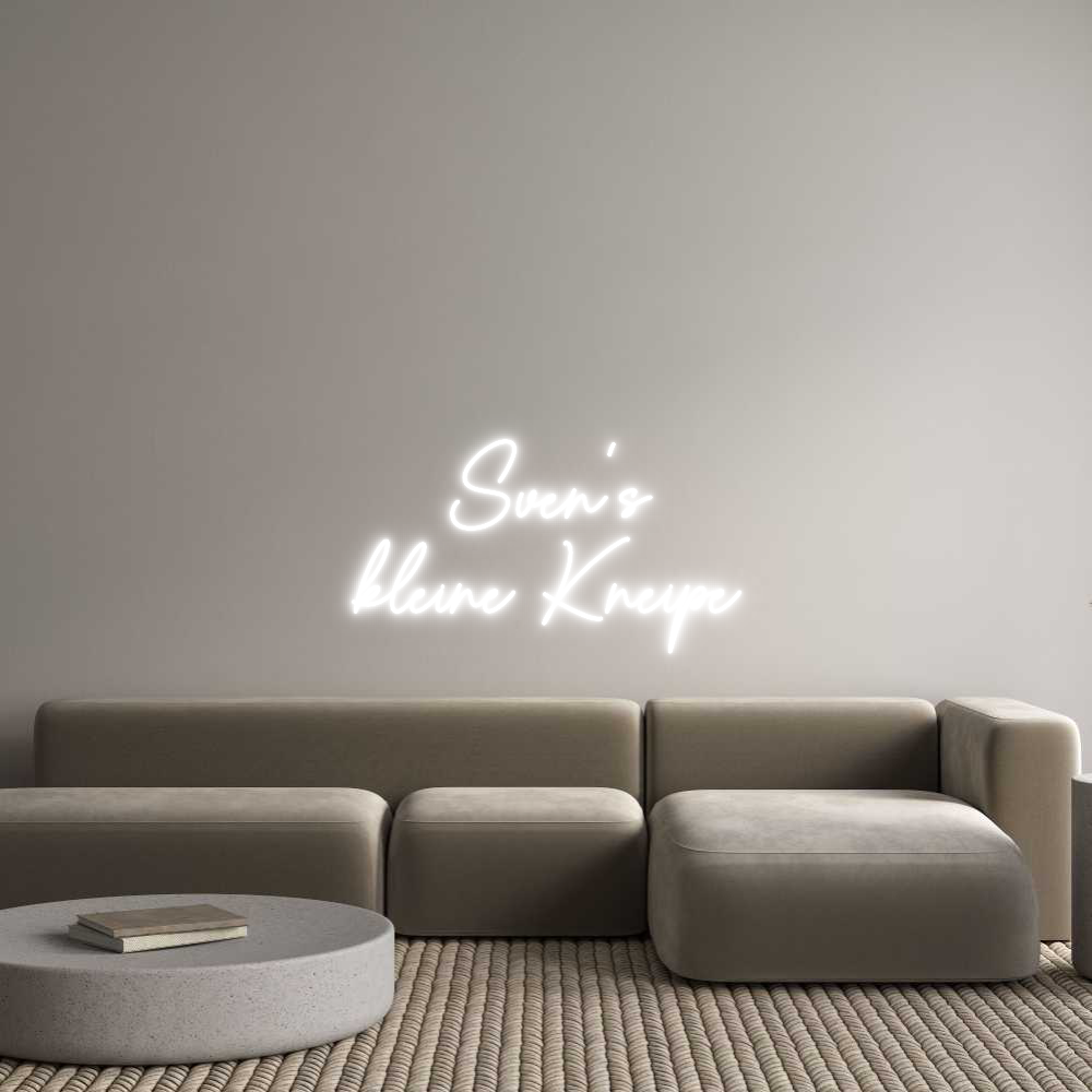 Custom Neon Sign Online Editor Sven‘s
klein...