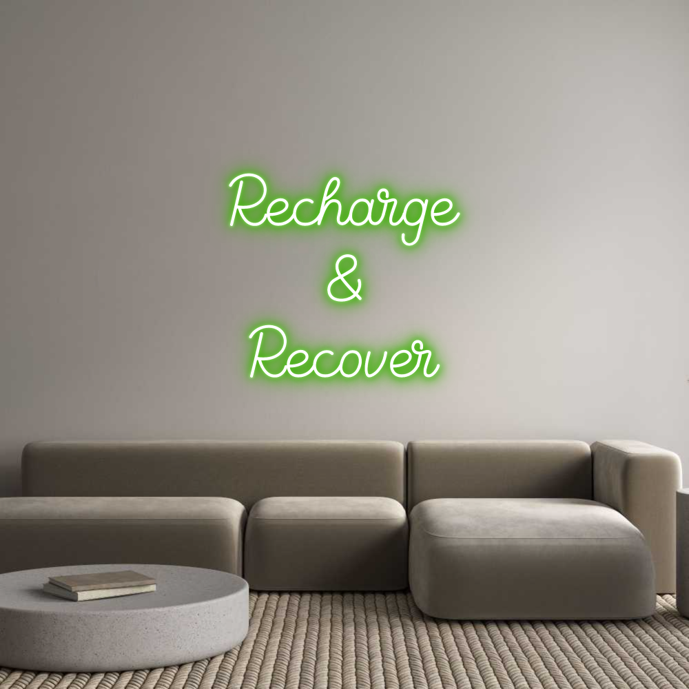 Custom Neon Sign Online Editor Recharge
&
...