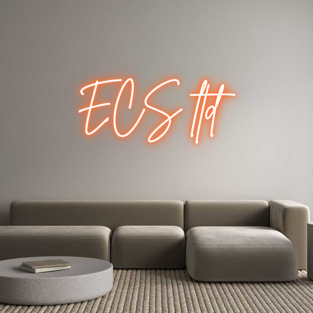 Custom Neon Sign Online Editor ECS ltd